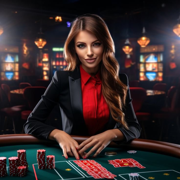 vibe77 Live Casino real dealer Baccarat Blackjack HD streaming ကစားနေသောမြင်ကွင်း